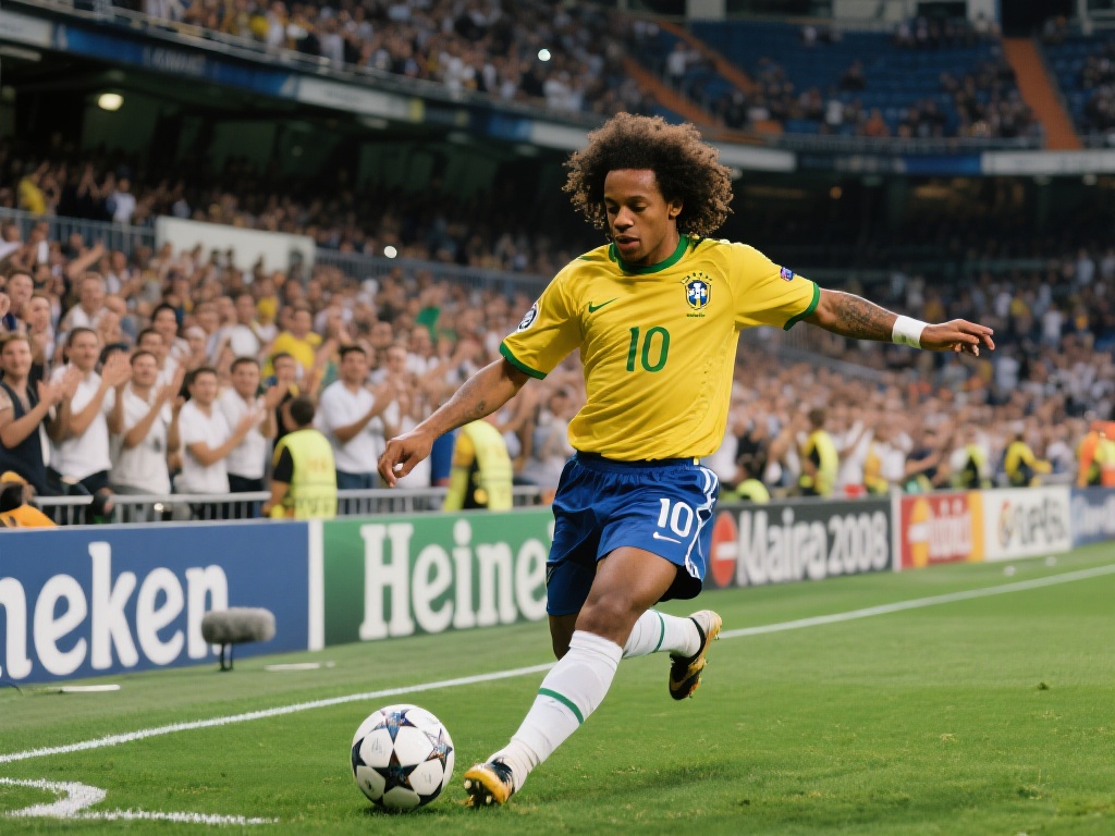 从贫民窟到传奇:罗纳尔迪尼奥的足球艺术人生 作为一位足球艺术家,罗纳尔迪尼奥的职业生涯充满了闪